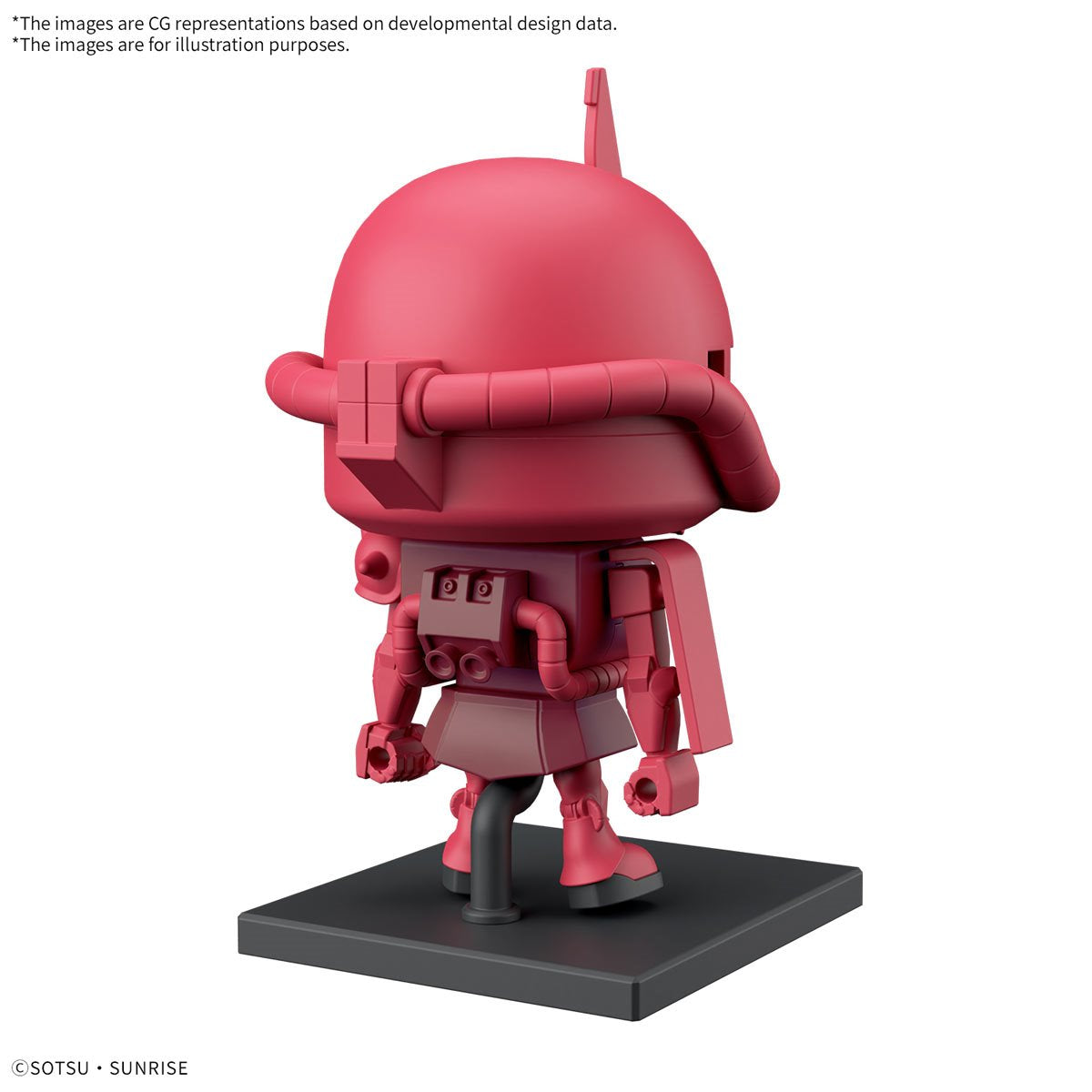 Mobile Suit Gundam Gundam CharZaku-kun DX Set with Runner Version Recreation Parts 1:1 Scale Model Kit