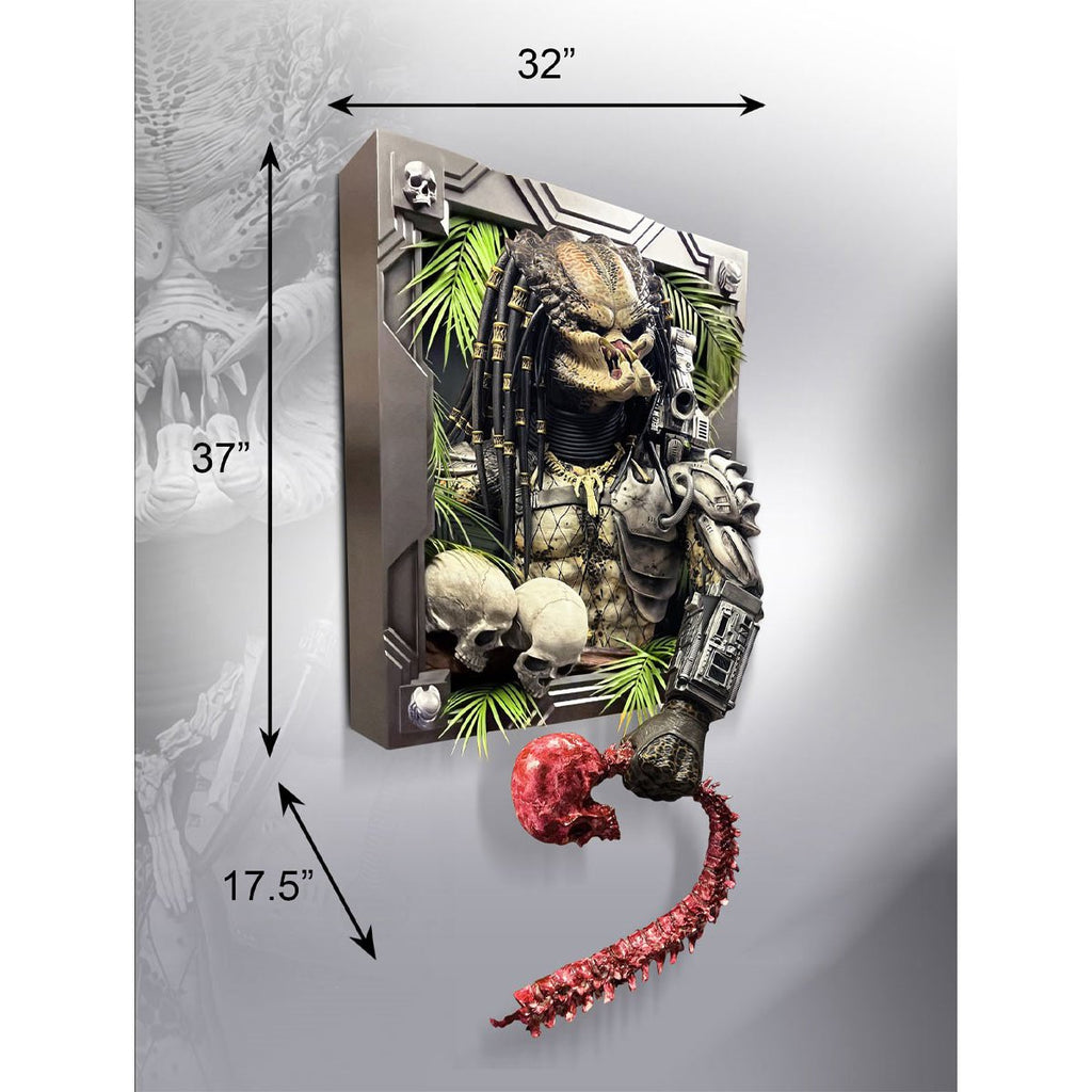 Predator 1:1 Scale Life-Size Wall Sculpture Mount