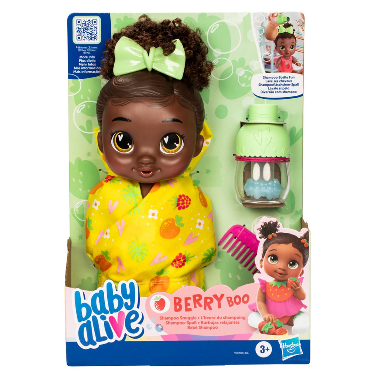 Baby Alive Shampoo Snuggle Berry Boo 11-Inch Doll