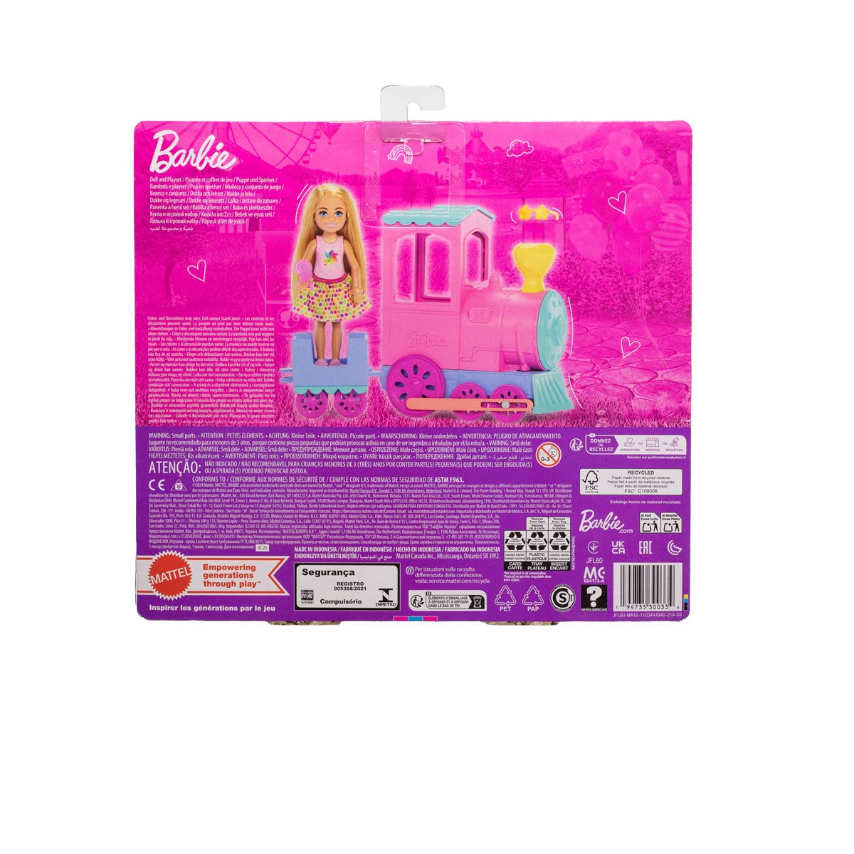 Barbie Day at the Fair Chelsea Train Playset