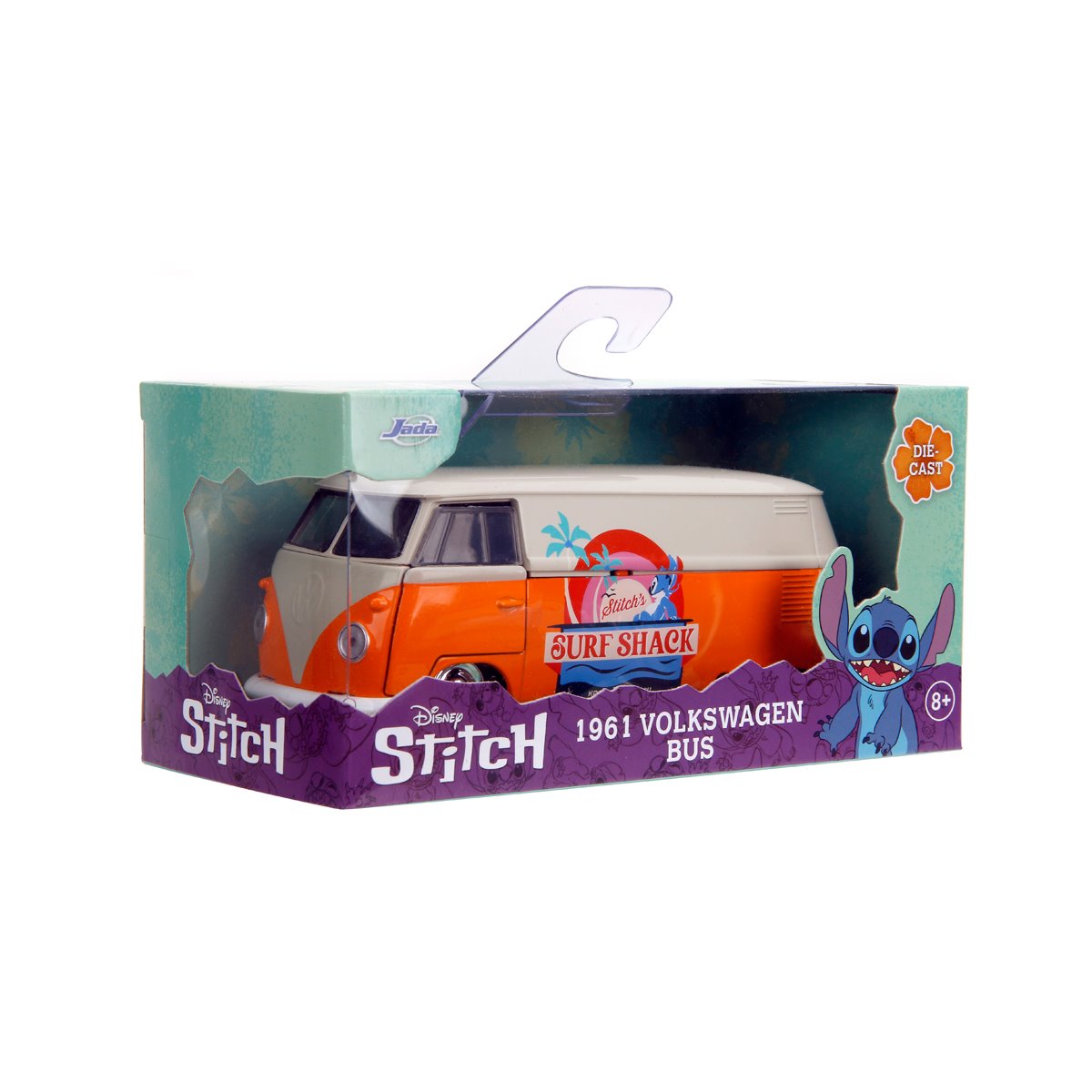 Hollywood Rides Lilo & Stitch 1961 Volkswagen Bus 1:32 Scale Die-Cast Metal Vehicle