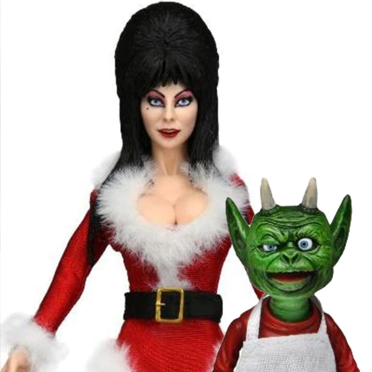 Elvira Very Scary Xmas Elvira 8-Inch Clothed Action Figure