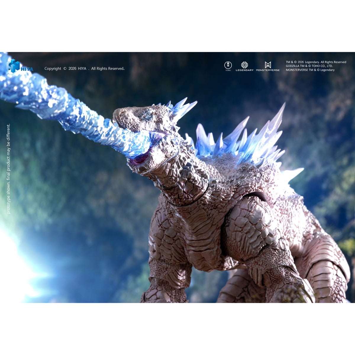 Godzilla x Kong: The New Empire Shimo Frost Bite Blast Exquisite Basic Plus Series None Scale 7-Inch Action Figure