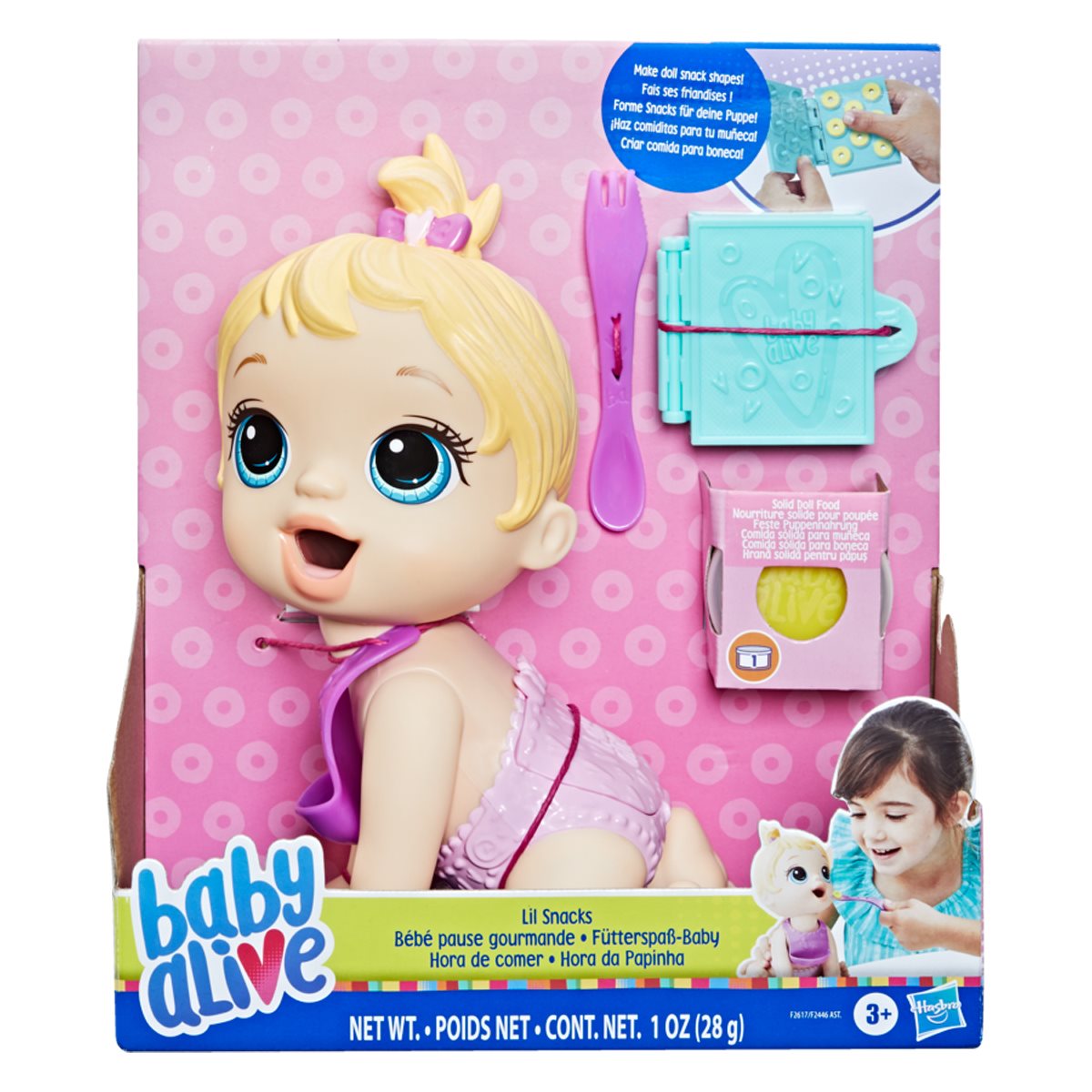 Baby Alive Lil Snacks Doll (Blonde Hair)