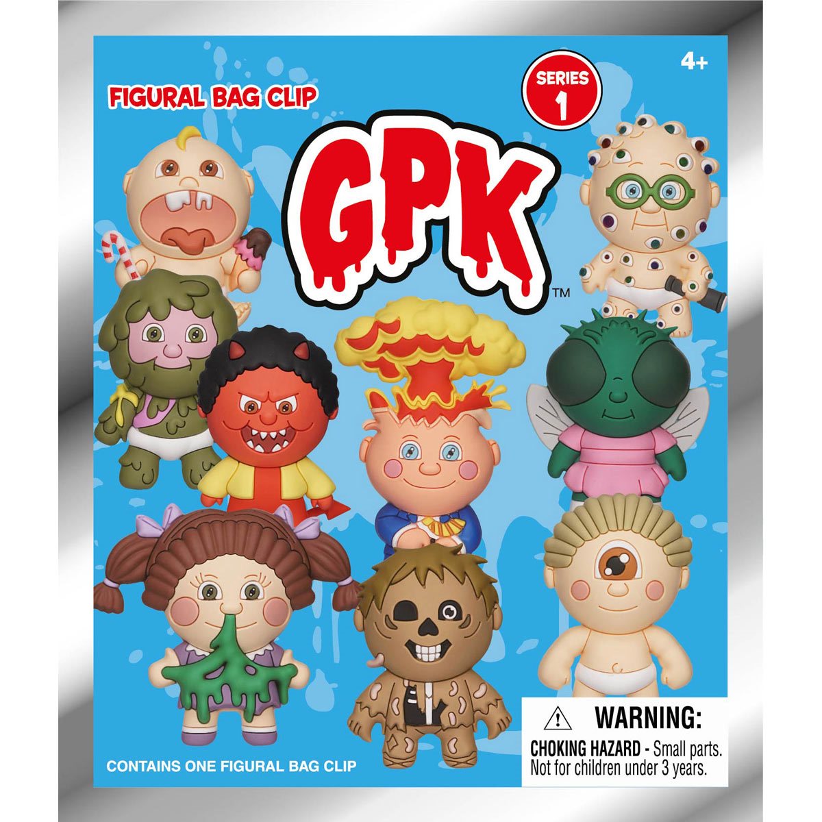 Garbage Pail Kids S1 3D Foam Bag Clip Display Case of 24
