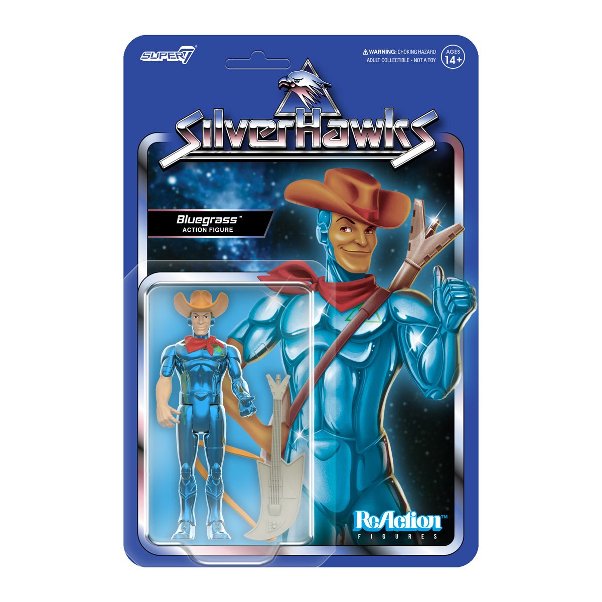 SilverHawks Bluegrass (Toy Version) 3 3/4-Inch ReAction Figure