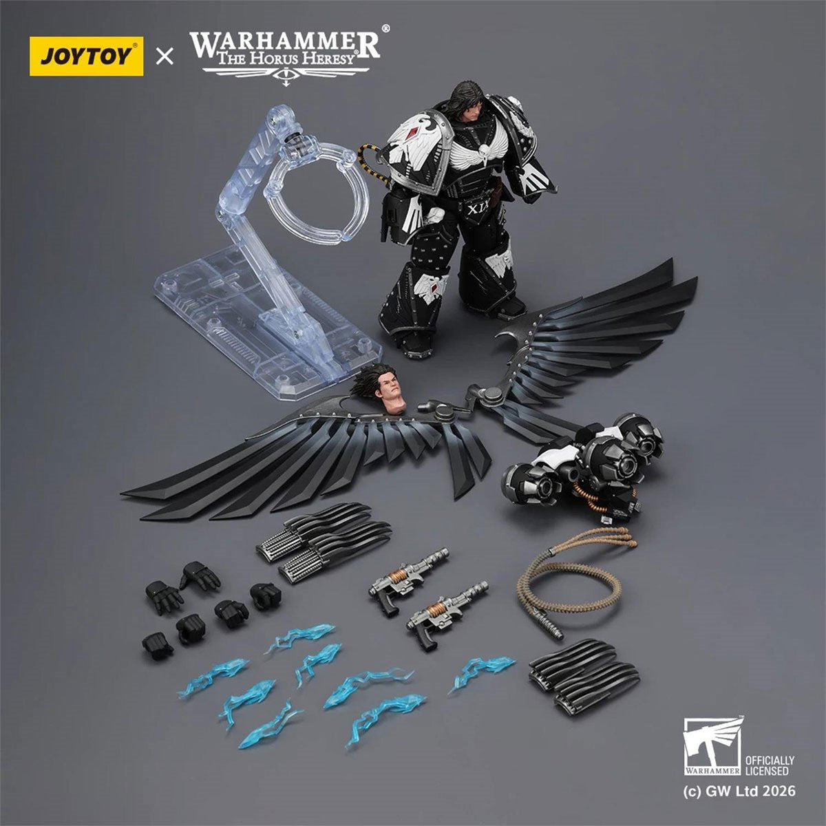 Joy Toy Warhammer The Horus Heresy Raven Guard Corvus Corax Primarch Of The XIX Legion 1:18 Scale Action Figure