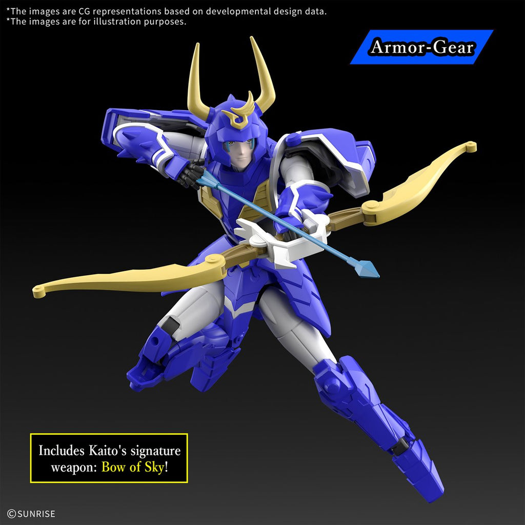 30 Minutes Fantasy Yoroi-Shinden Samurai Troopers Kaito of the Sky Model Kit