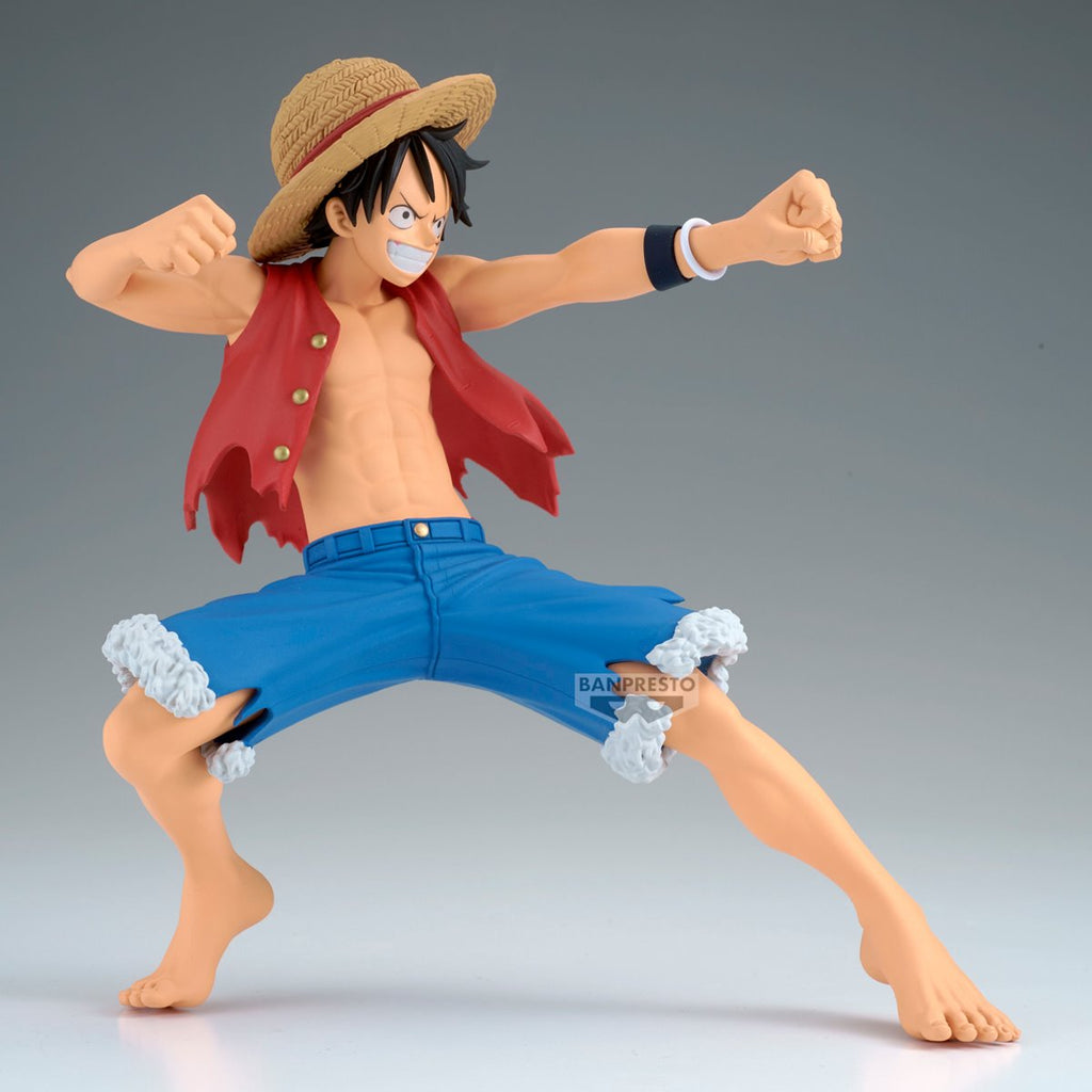 One Piece Monkey D. Luffy Cross Posing Statue