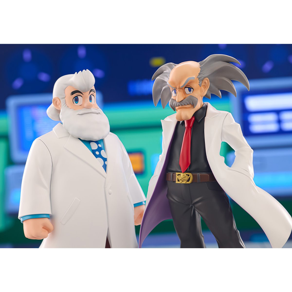 Mega Man 11 Dr. Wily & Dr. Light Oshi Works Statue