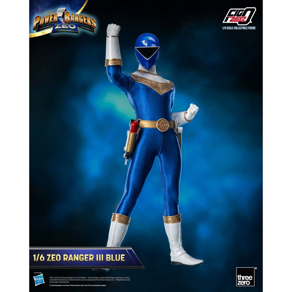 Power Rangers Zeo Blue Zeo Ranger III FigZero 1:6 Scale Action Figure