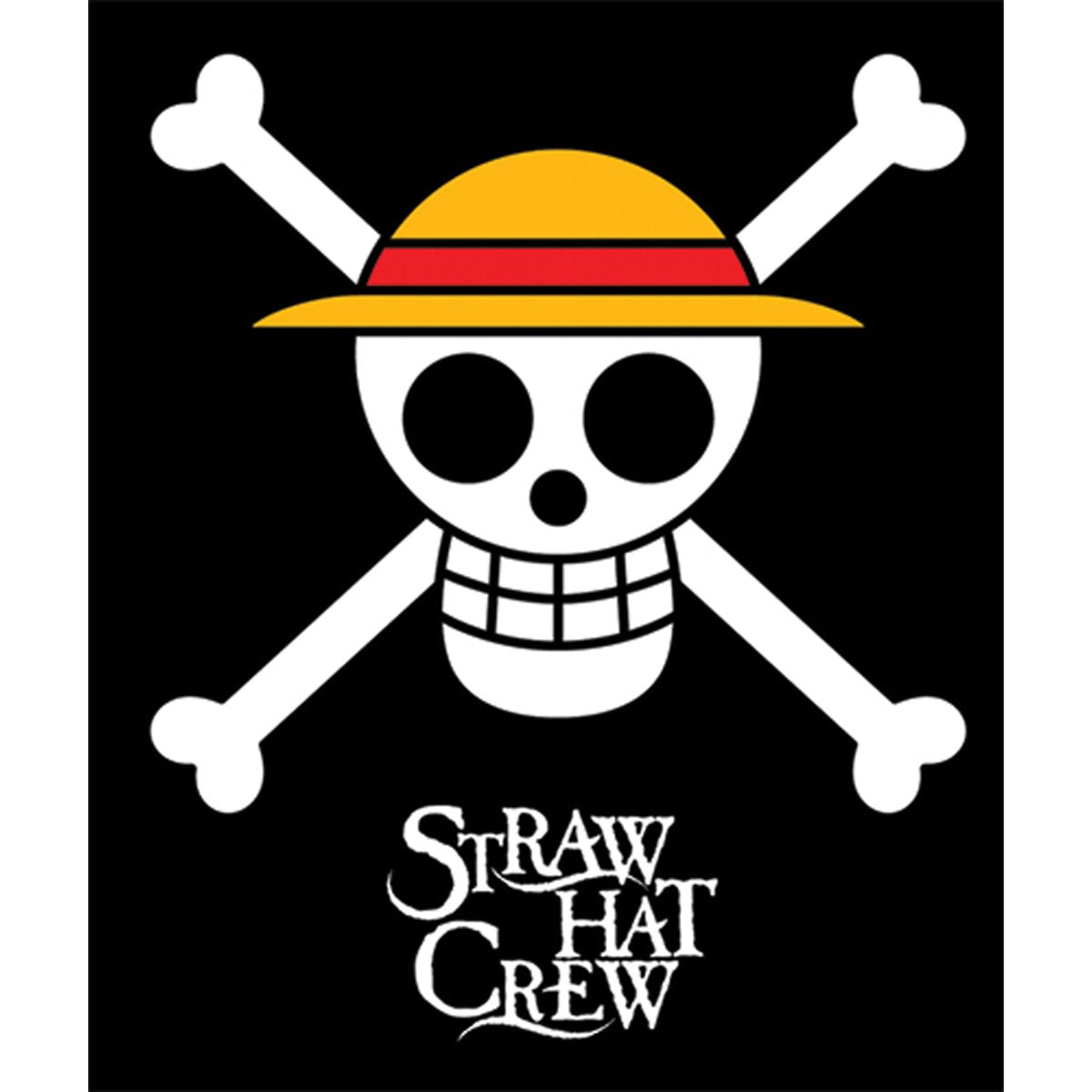 One Piece Straw Hat Crew Throw Blanket