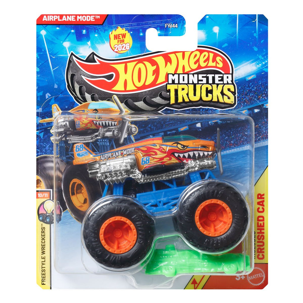 Hot Wheels Monster Trucks 1:64 Scale Vehicle 2026 Mix 6 Case of 8
