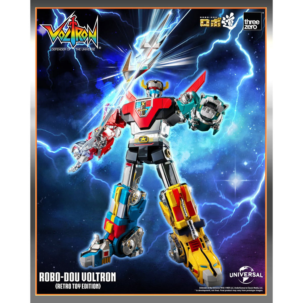 Voltron: Defender of the Universe Voltron Retro Toy Edition ROBO-DOU Action Figure
