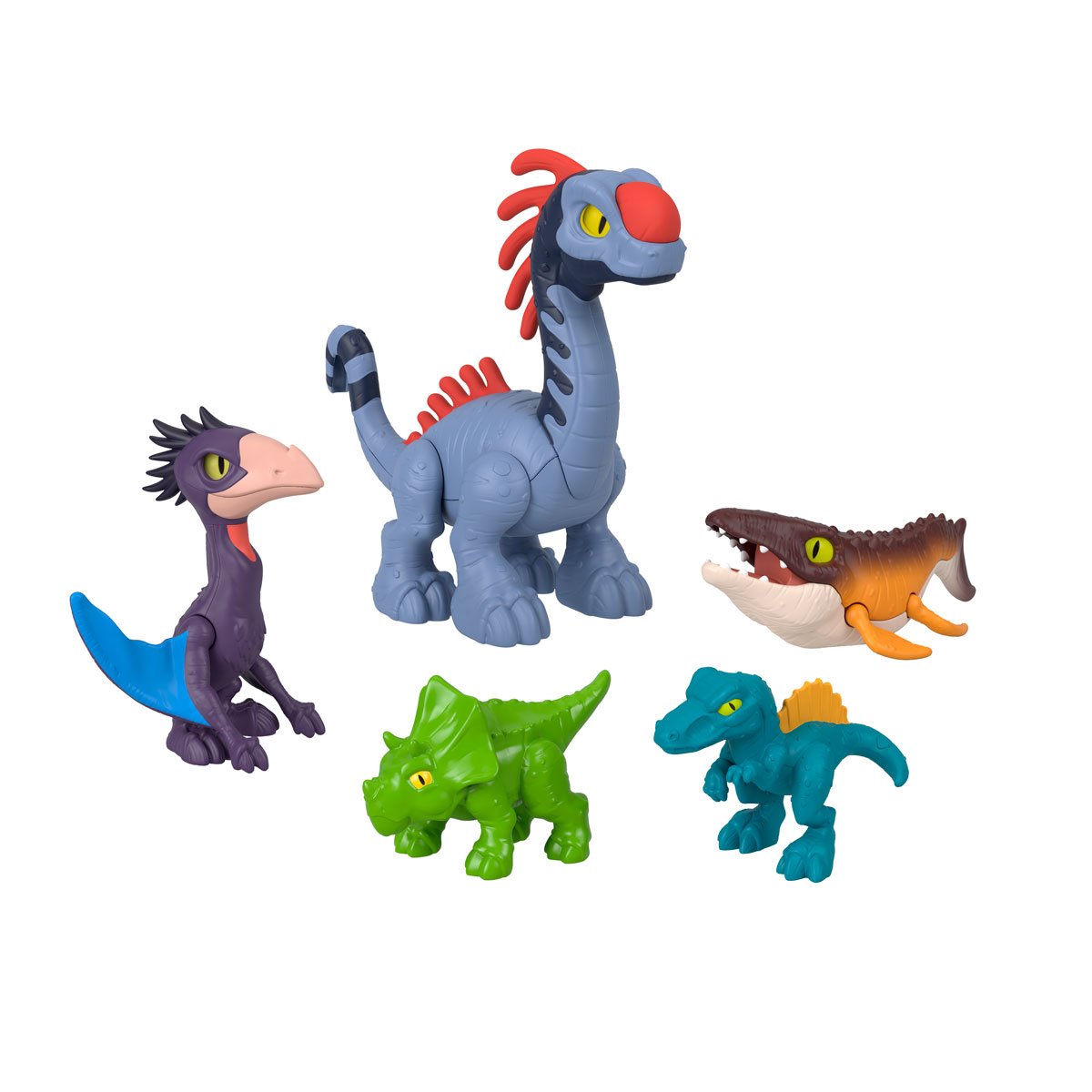 Jurassic World Imaginext Land Air Sea Action Figure Multipack