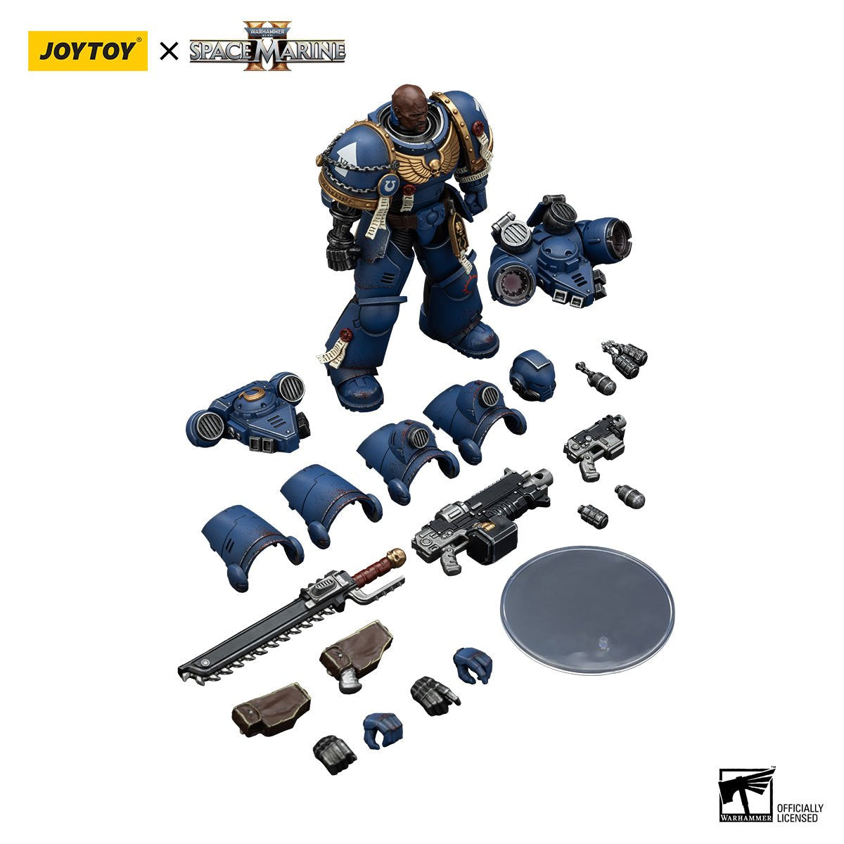Joy Toy Warhammer Space Marine II Brother Chairon Collectors Edition 1:18 Scale Action Figure