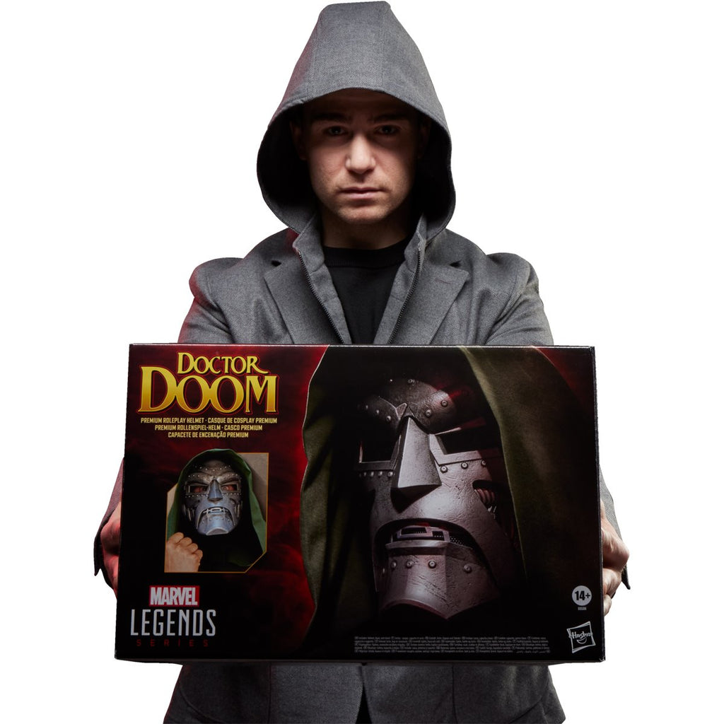 Fantastic Four Marvel Legends Doctor Doom Premium Roleplay Helmet Prop Replica