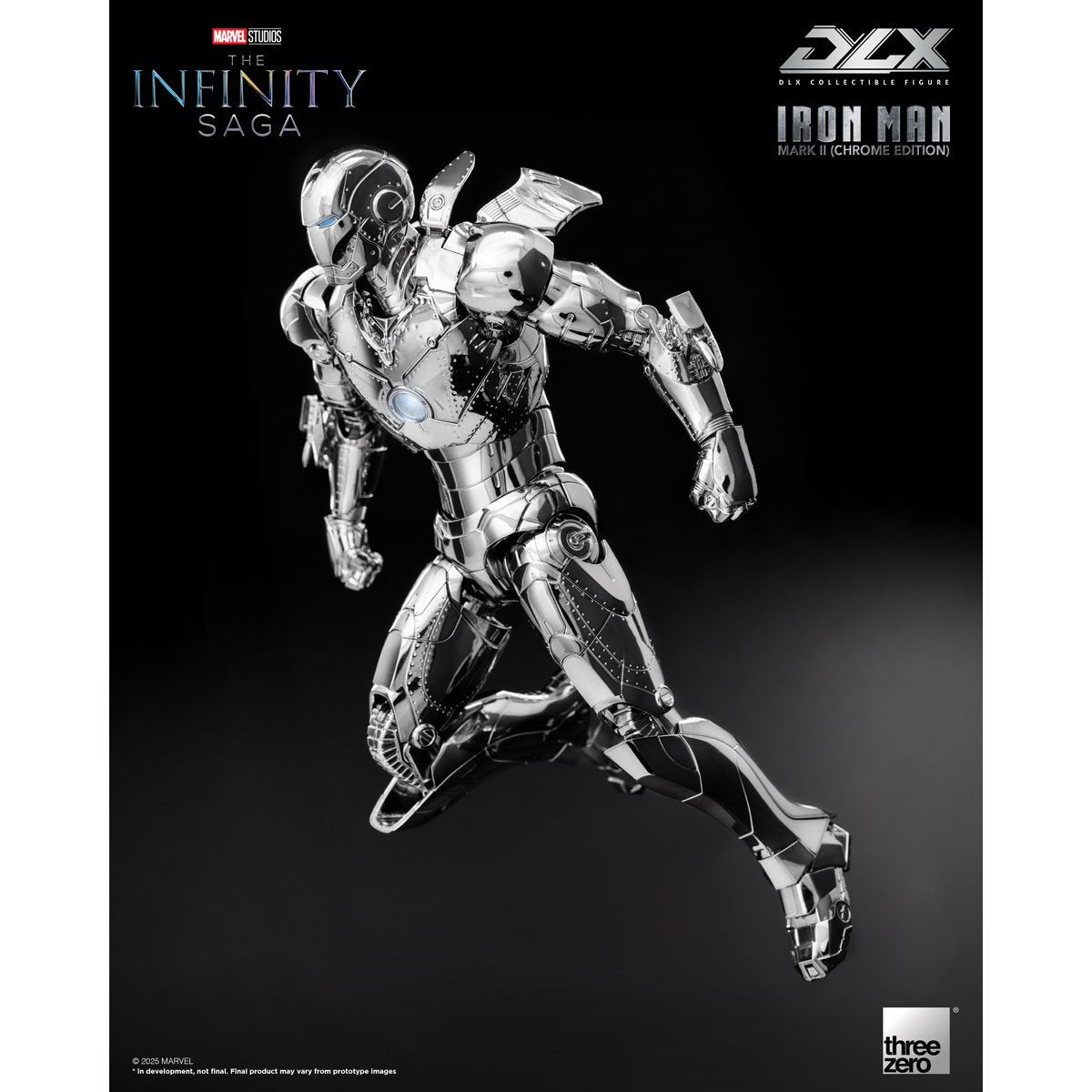 Marvel Studios: The Infinity Saga Iron Man Mark 2 Chrome Edition DLX Action Figure