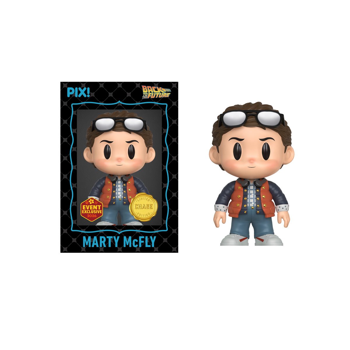 Back to the Future Marty McFly with Skateboard Pix! Vinyl Figure - 2026 Convention Exclusive