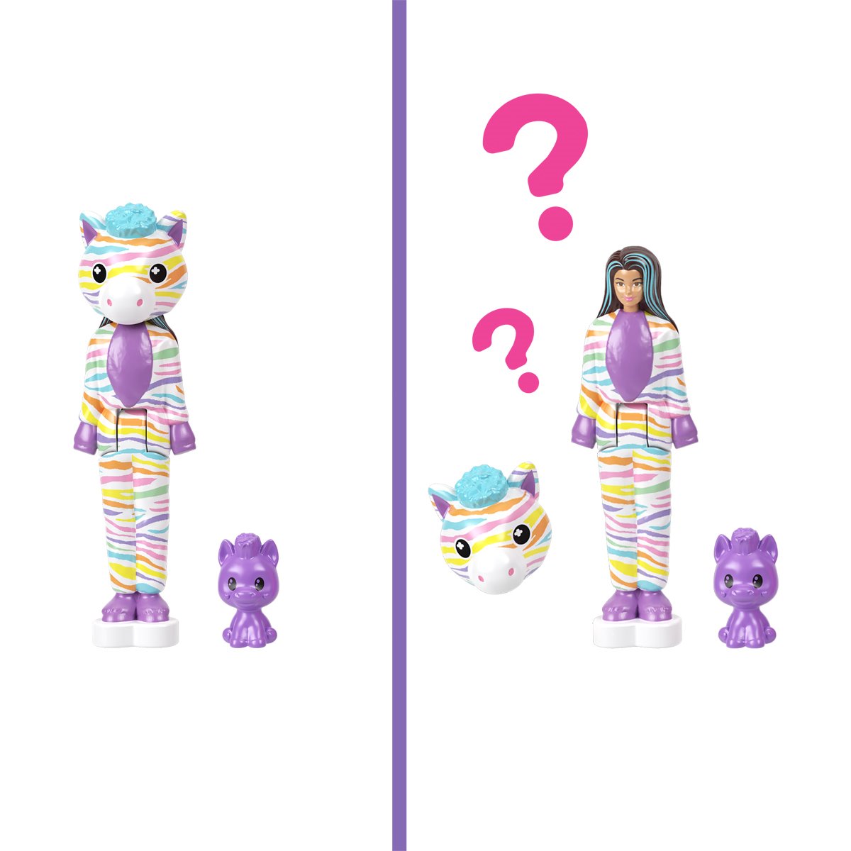 Mini BarbieLand Color Reveal Mermaid Series 3 Doll Case of 16