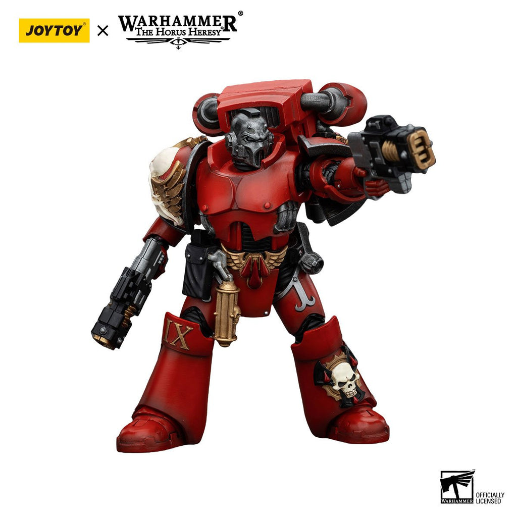 Joy Toy Warhammer Horus Heresy Blood Angels Tears Squad Erelim with Volkite Serpentas 1:18 Scale Action Figure