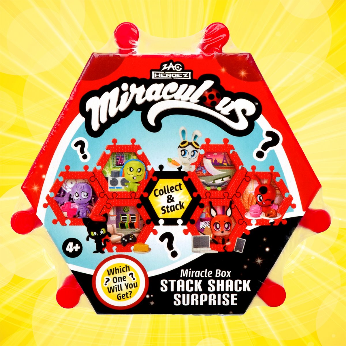 Miraculous Ladybug Miracle Stack Shack Surprise Mini-Figure Case of 16