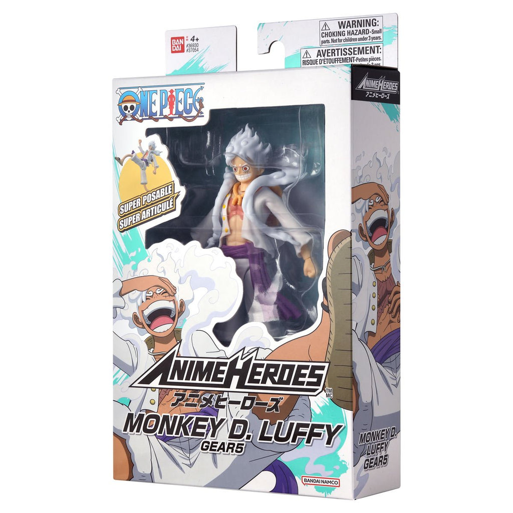 One Piece Luffy Gear 5 Anime Heroes Action Figure