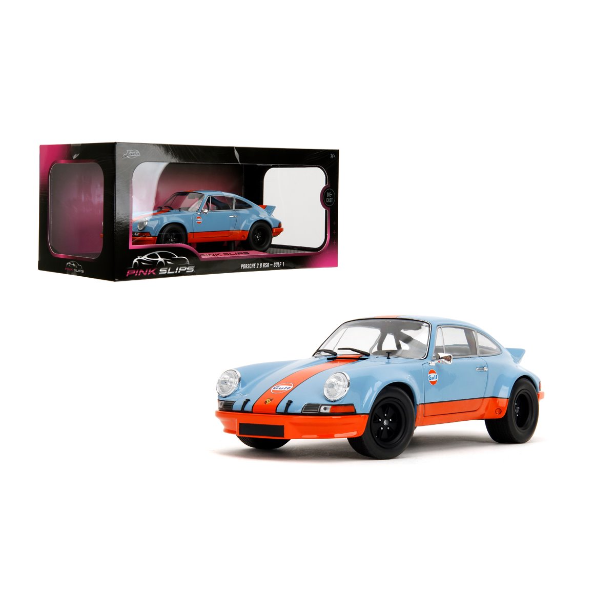 Pink Slips Wave 4 Porsche 2.8 RSR Gulf 1 1:18 Scale Die-Cast Metal Vehicle