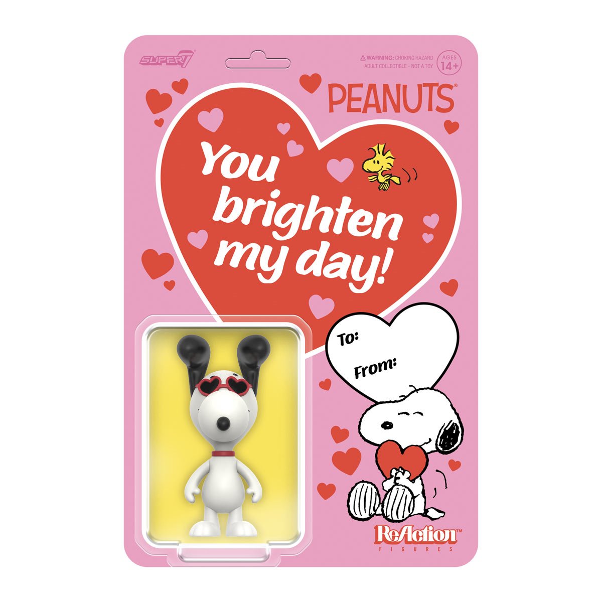 Peanuts Snoopy (Heart Eyes) 3 3/4-Inch ReAction Figure