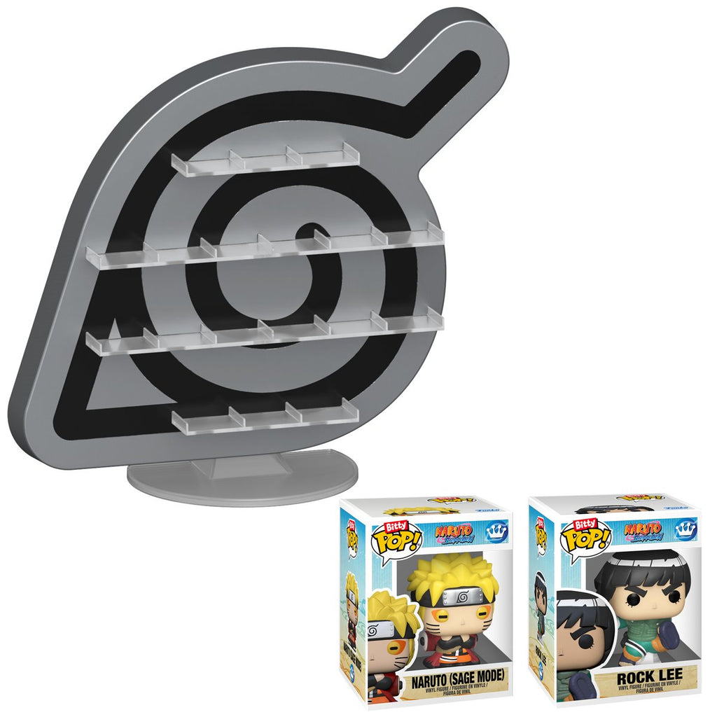 Naruto Hidden Leaf Funko Bitty Pop! Display Shelf