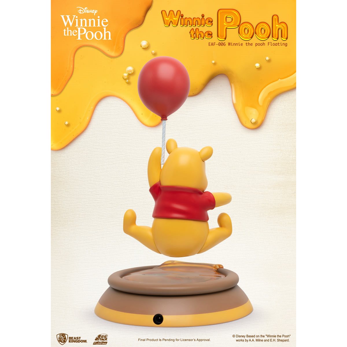 Winnie the Pooh EAF-006 Egg Attack Floating Statue