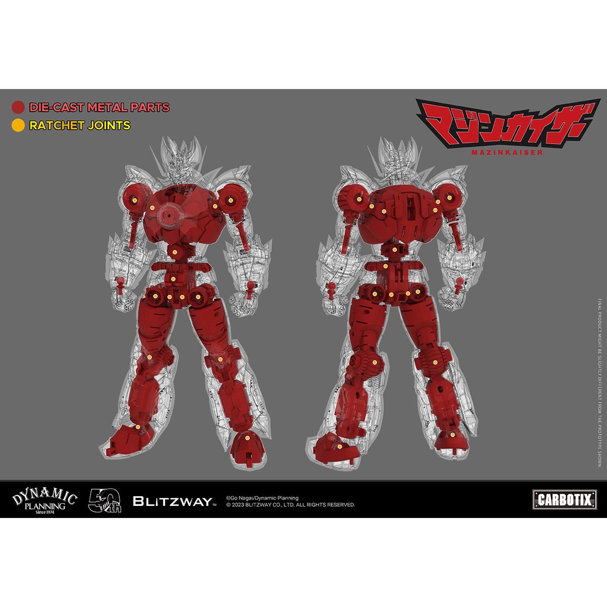 Mazinger Z Mazinkaiser CARBOTIX Series Action Figure