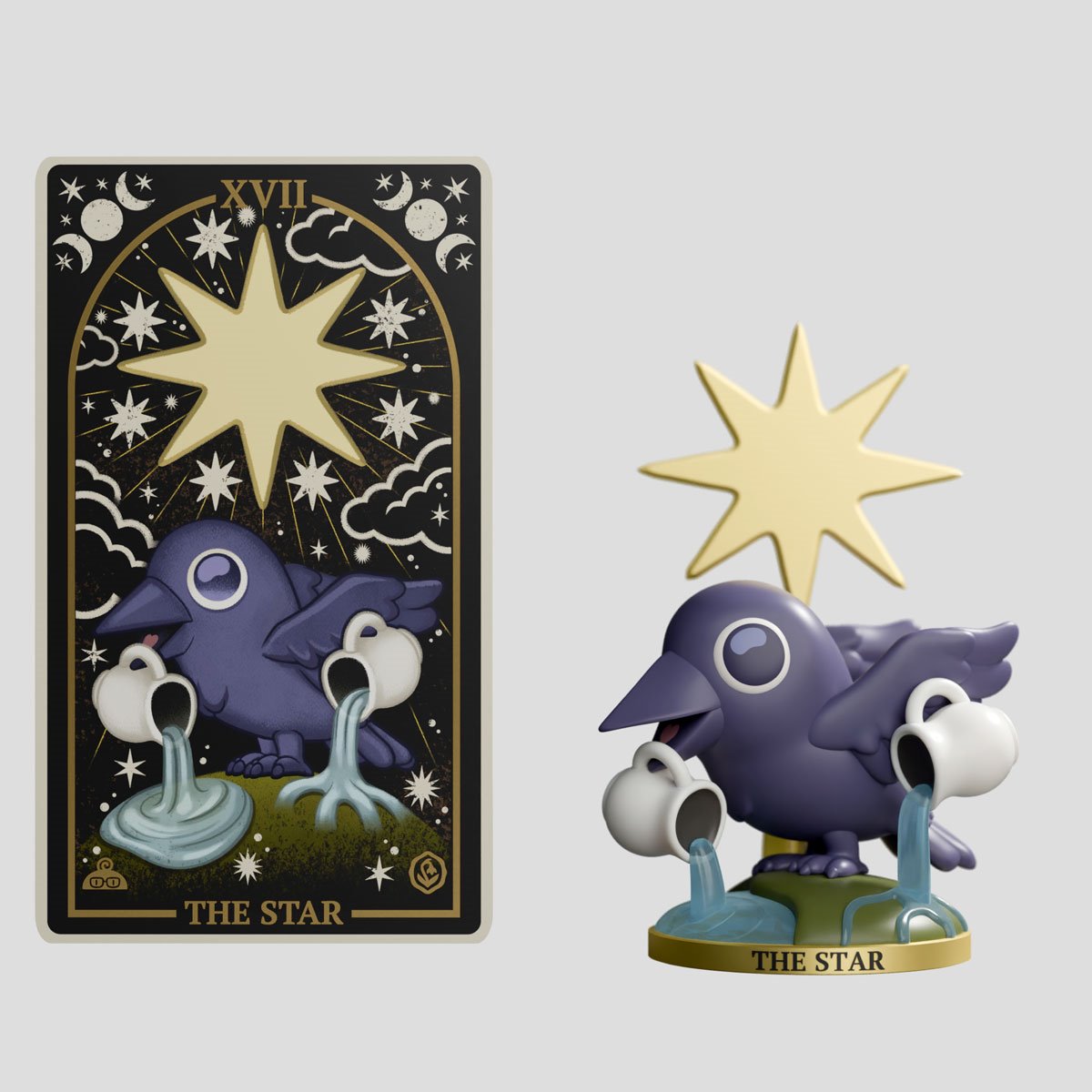 Wild Magic Tarot Series 1 Blind-Box Mini-Figure Case of 6