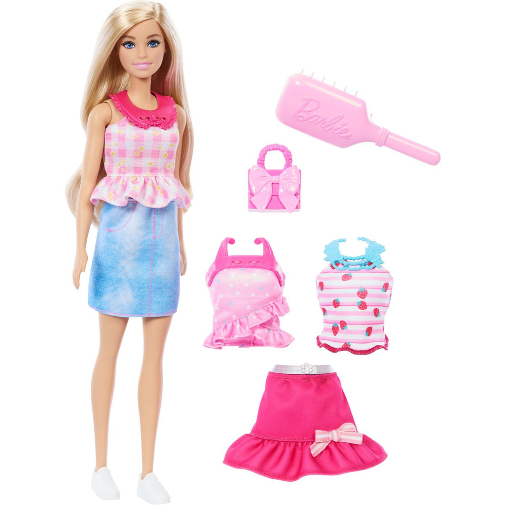 Barbie Easy to Dress Doll & Accessories with Blonde Hair