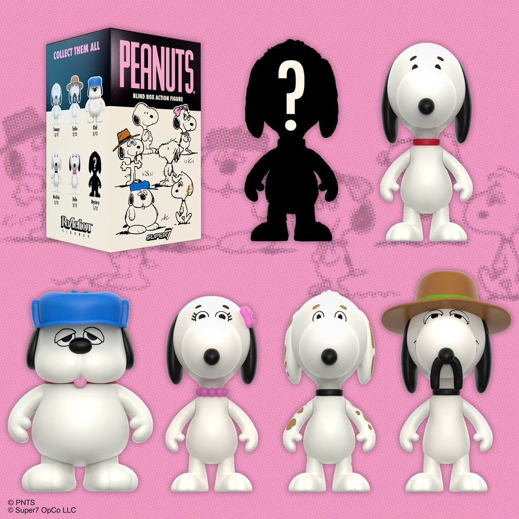 Peanuts Snoopy's Siblings 3 3/4-Inch ReAction Figure Case of 12