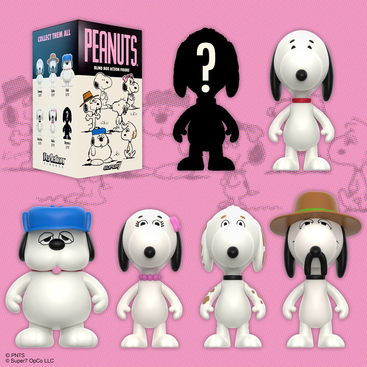 Peanuts Snoopy's Siblings 3 3/4-Inch ReAction Figure Case of 12