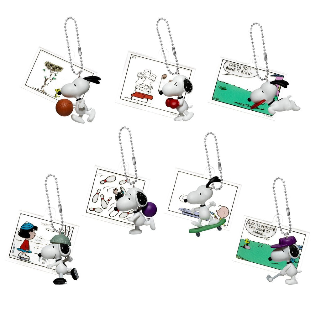 Peanuts Snoopy KC-014 Sporty Scene Series Key Chain Blind Box Case of 6
