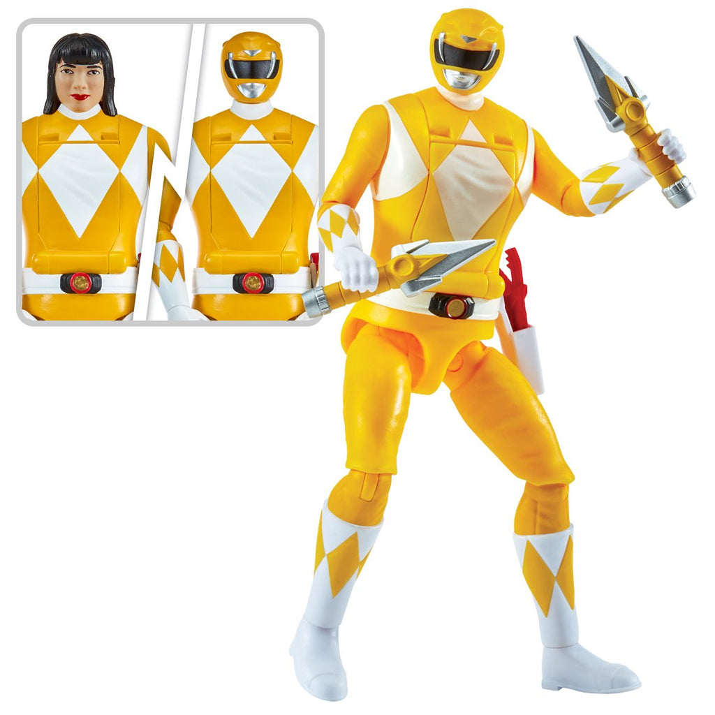 Mighty Morphin Power Rangers: Re-Ignition Auto Morphin Yellow Ranger Action Figure