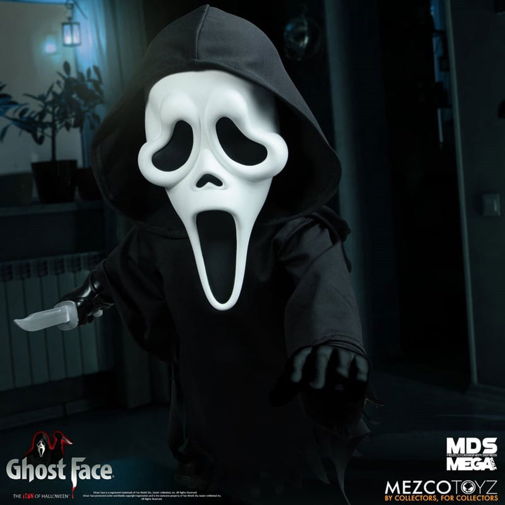 Ghost Face Mezco Designer Series Mega Scale 15-Inch Doll - ReRun