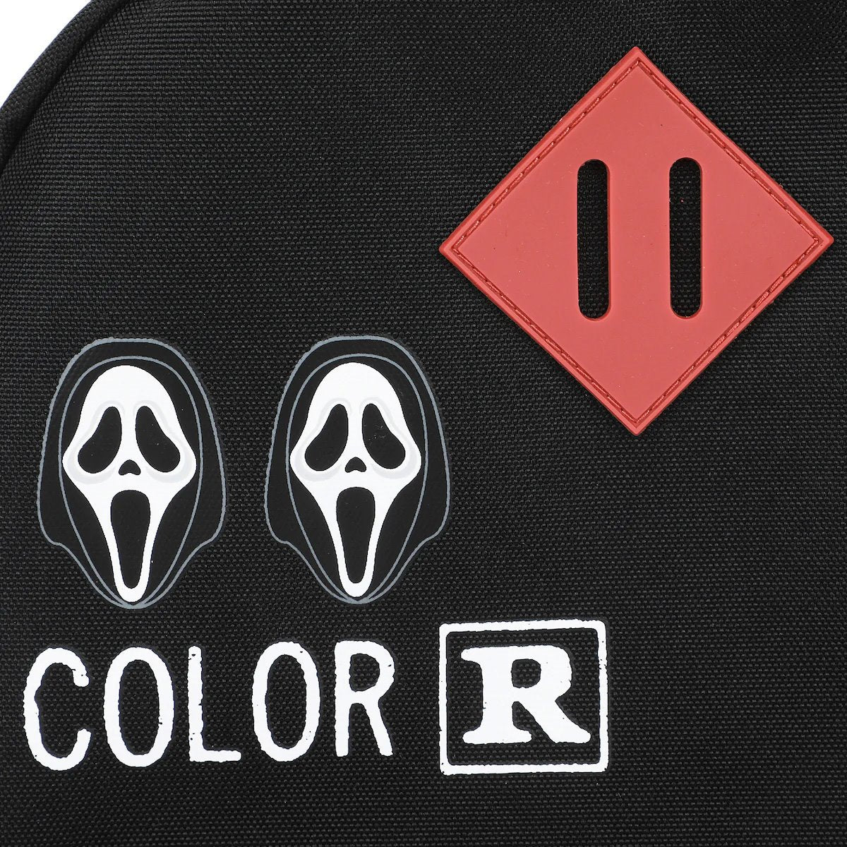 Ghost Face Mask and Blood Drip 16 1/2-Inch Backpack