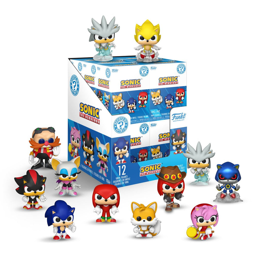 Sonic the Hedgehog Mystery Minis Mini-Figure Display Case of 12