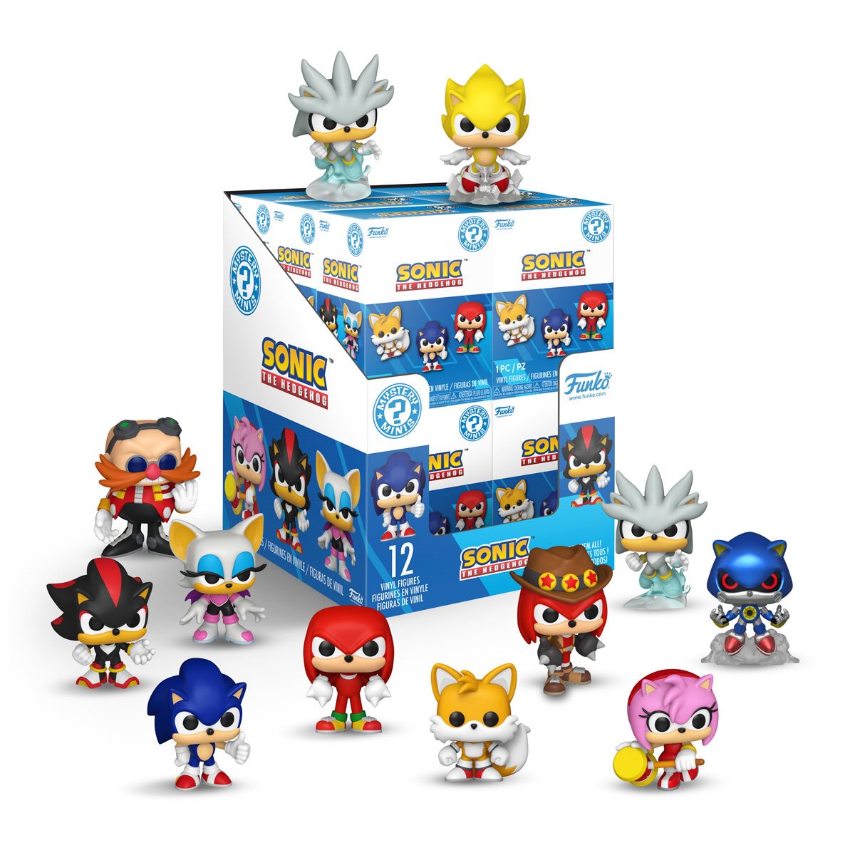 Sonic the Hedgehog Mystery Minis Mini-Figure Display Case of 12