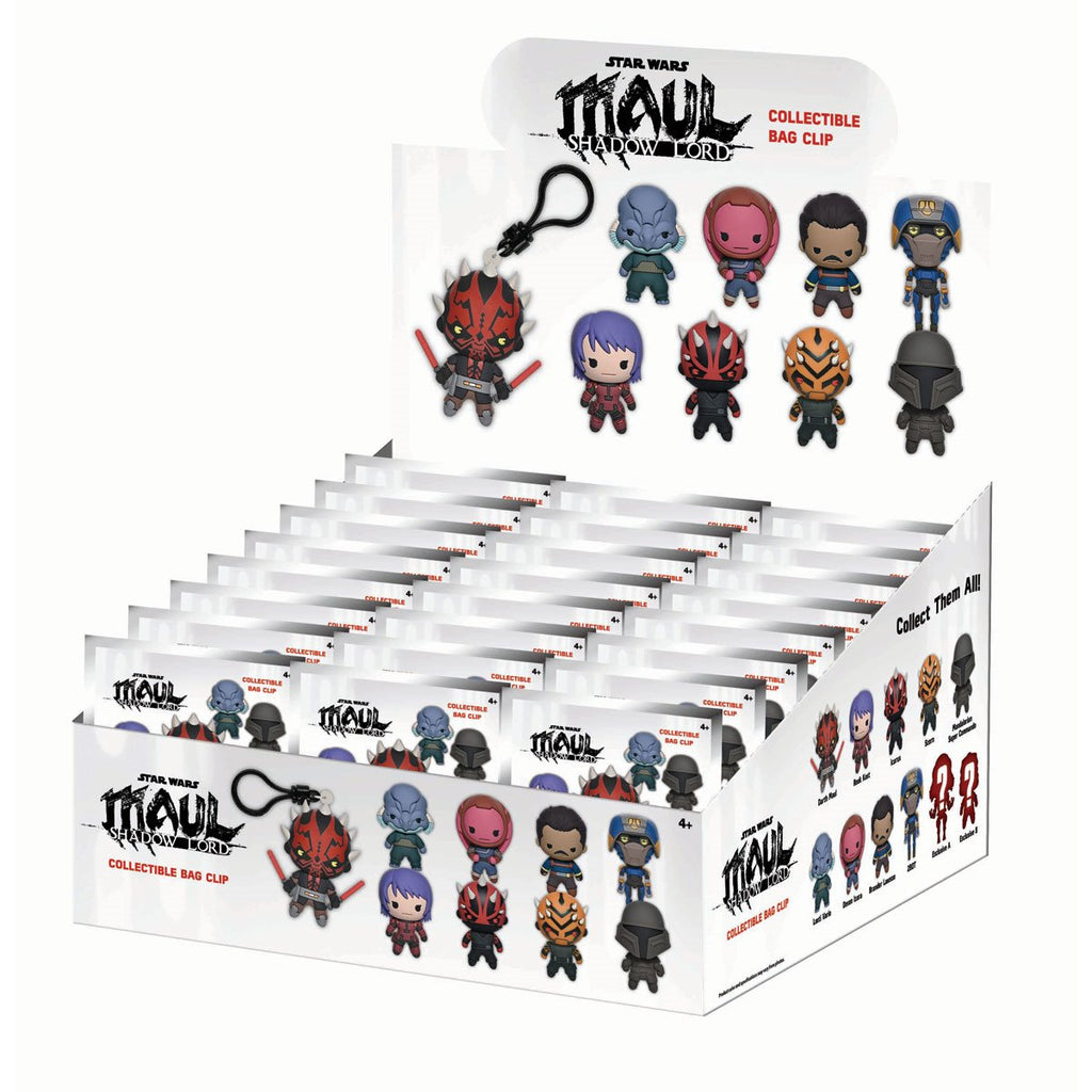 Star Wars: Maul - Shadow Lord 3D Foam Bag Clip Random 6-Pack