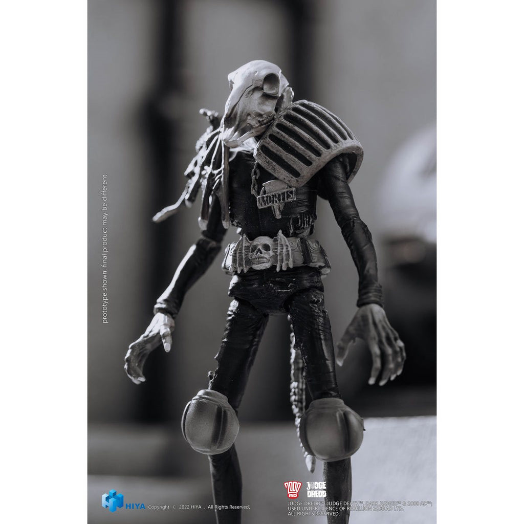 Judge Dredd Judge Mortis Black and White Exquisite Mini Series 1:18 Scale Action Figure