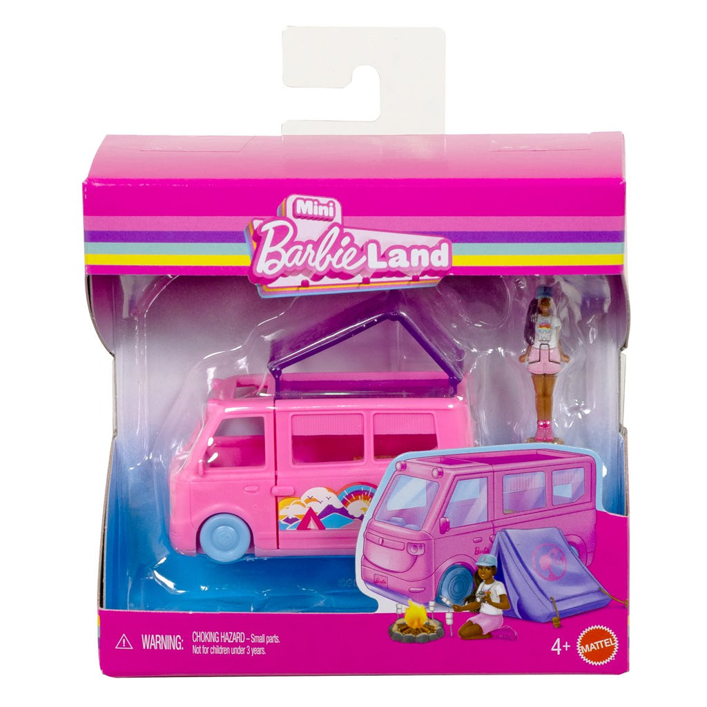Mini BarbieLand Doll and Playset Display Case of 8