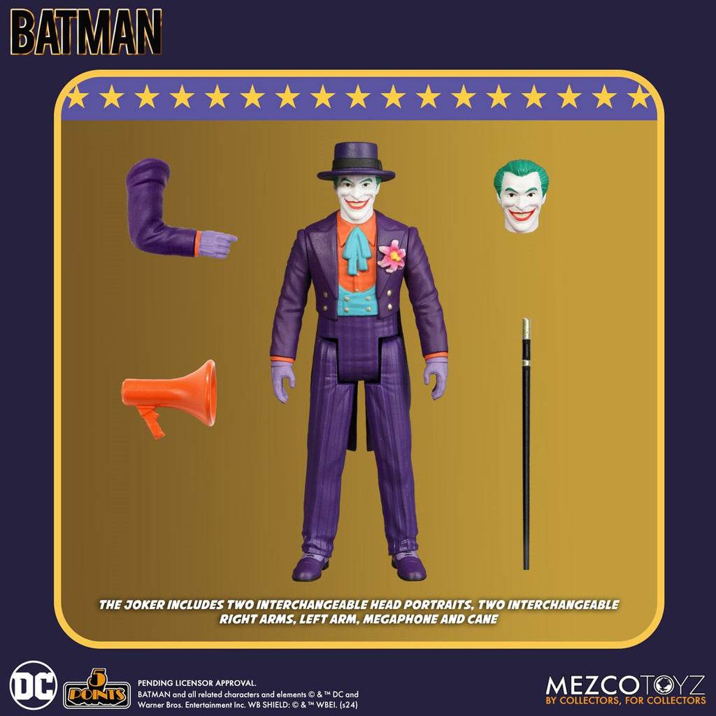Batman 1989 5 Points Action Figure Set of 3