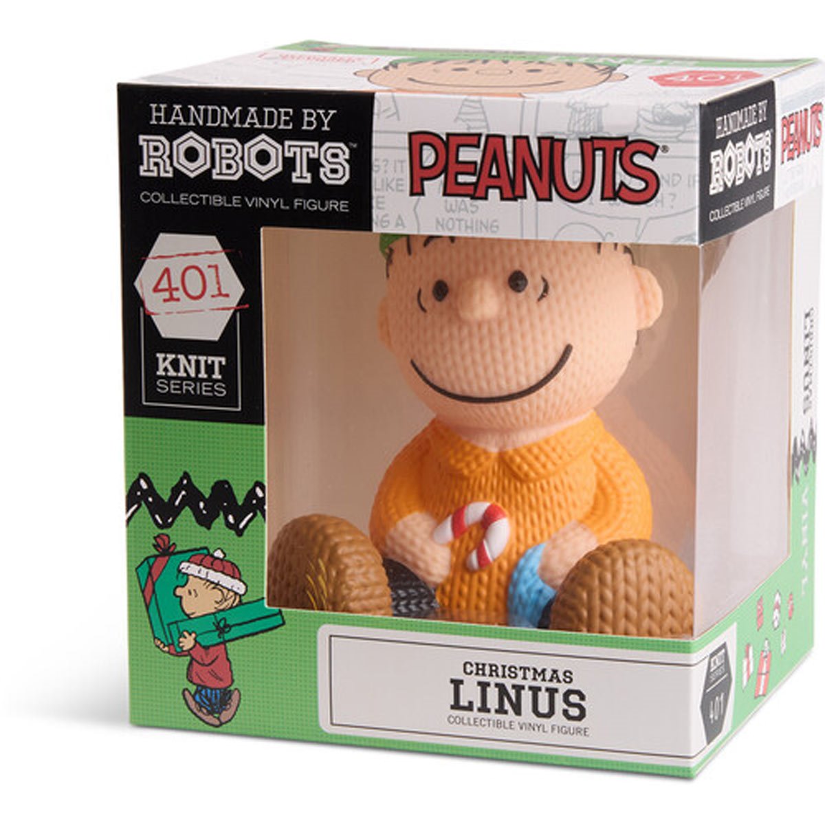 Peanuts Linus #401 Christmas Handmade By Robots Vinyl Figure