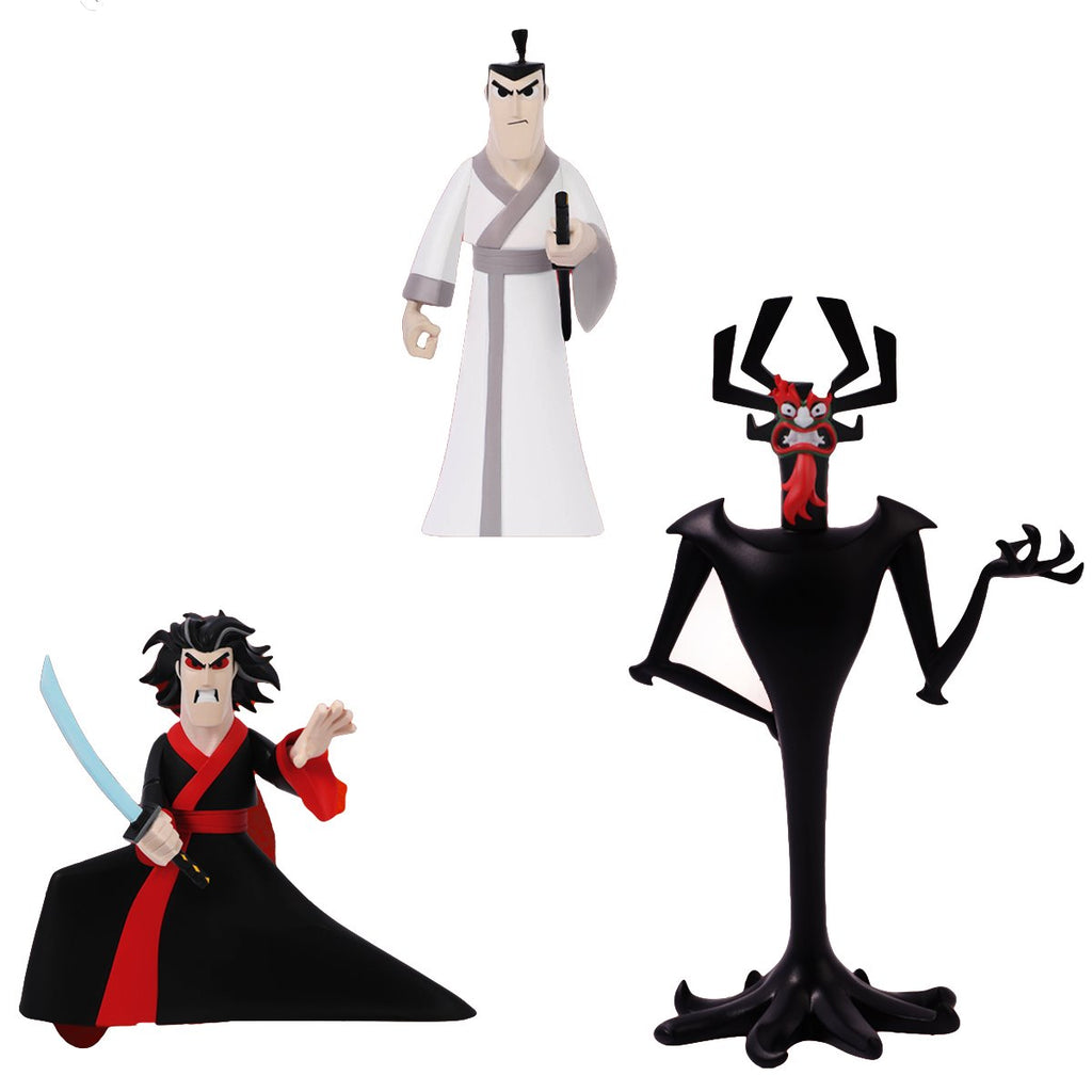 Samurai Jack 5 Points Action Figure Deluxe Set of 3