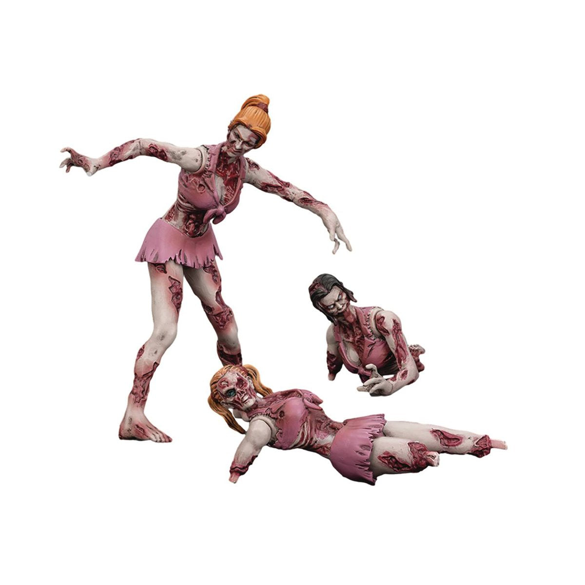 Joy Toy Dark Source Zombie Cheerleader 1:25 Scale Action Figure 3-Pack