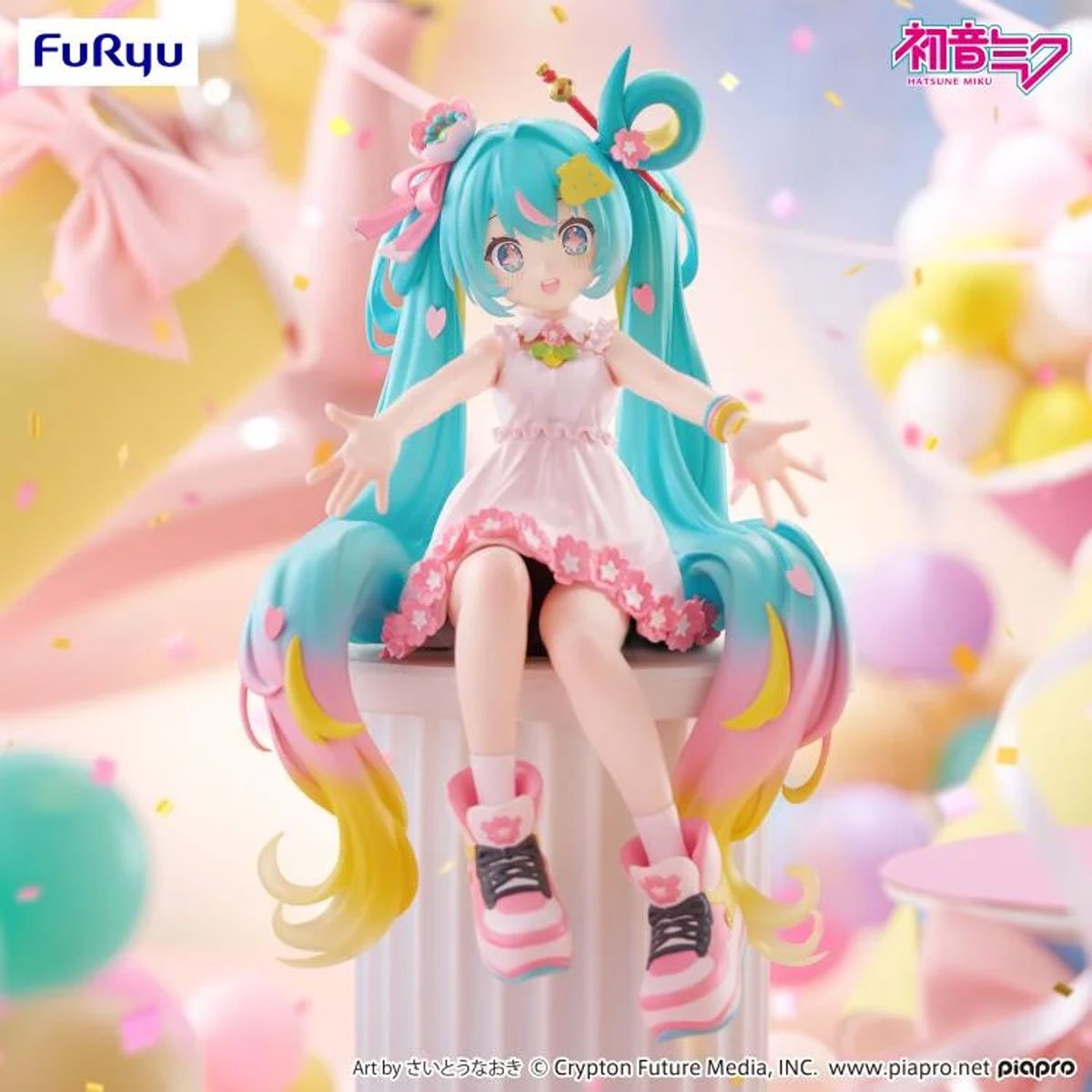 Vocaloid Hatsune Miku 10th Anniversary Noodle Stopper Statue